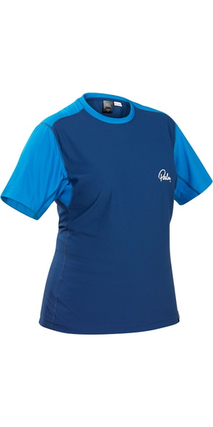2026 Palm Womens Helios Short Sleeve Thermal Top 12824 - Ocean Navy